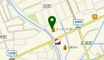 ホワイト急便 コープ袋井田町店の地図画像