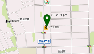 ホワイト急便 長住店の地図画像