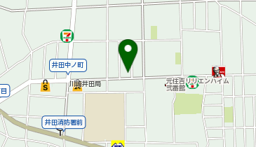 ホワイト急便 井田中ノ町店の地図画像