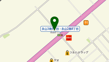 ホワイト急便 永山3条9丁目店の地図画像