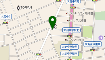 ホワイト急便 大淀店の地図画像