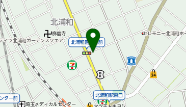 ホワイト急便 北浦和店の地図画像