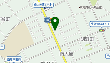 ホワイト急便 豊川南大通り店の地図画像