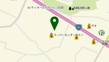 ホワイト急便 アマノ男鹿店の地図画像