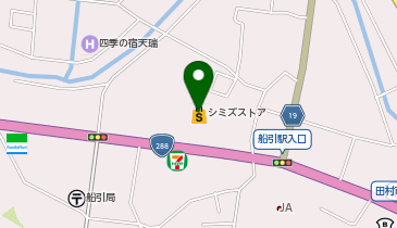 ホワイト急便 船引パーク店の地図画像