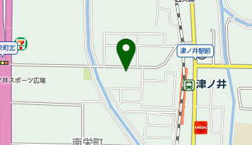 ホワイト急便 津ノ井店の地図画像