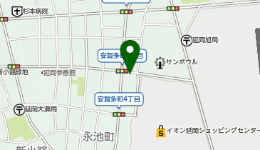 ホワイト急便 安賀多(旧:イオン延岡)店の地図画像