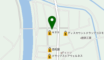 ホワイト急便 キヌヤ中吉田店の地図画像