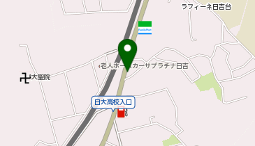 ホワイト急便 日吉箕輪店の地図画像