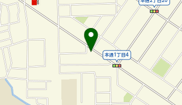 ホワイト急便 本通店の地図画像