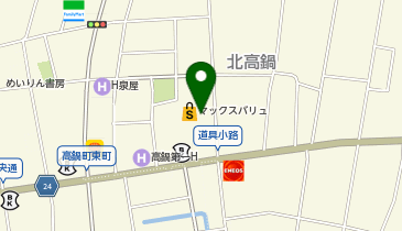 ホワイト急便 マックスバリュー高鍋店の地図画像