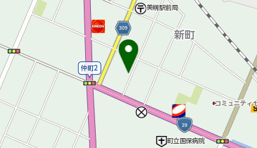 ホワイト急便 美幌新町店の地図画像