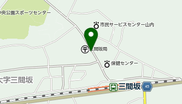 ホワイト急便 三間坂役場前店の地図画像