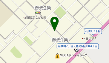 ホワイト急便 春光本店の地図画像