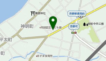 ホワイト急便 滑川吾妻店の地図画像