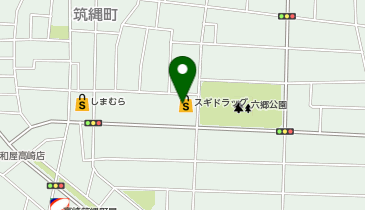 ホワイト急便ドラッグスギ 筑縄店の地図画像