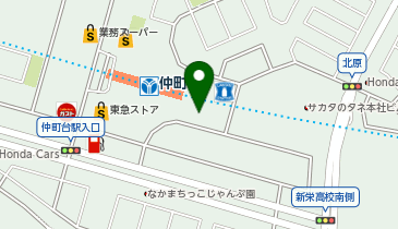ホワイト急便 仲町台ニュータウン店の地図画像
