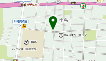 ホワイト急便 川崎市中島店の地図画像