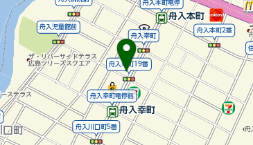 ホワイト急便 舟入幸町店の地図画像