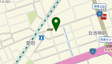 ホワイト急便女池本店店の地図画像