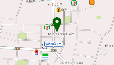 ホワイト急便 大和町5丁目店の地図画像