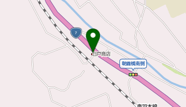 ホワイト急便 碇ケ関店の地図画像