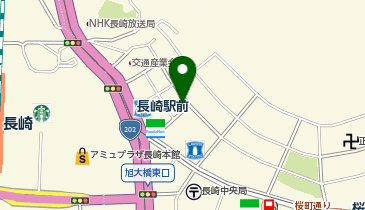 ホワイト急便 長崎駅前店の地図画像