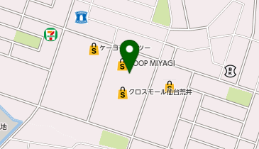 ホワイト急便 生協荒井店の地図画像