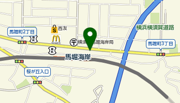 ホワイト急便 馬堀店の地図画像