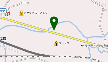 ホワイト急便 マックスバリュ有田前店の地図画像