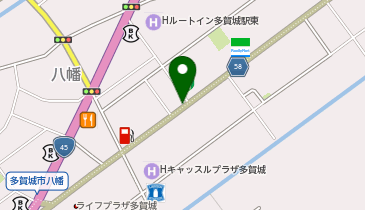 ホワイト急便 多賀城八幡4丁目店の地図画像