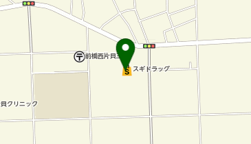 ホワイト急便 ドラッグスギ 東片貝店の地図画像