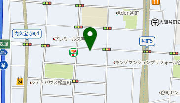 ホワイト急便 内久宝寺店の地図画像