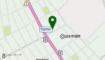 ホワイト急便 出水緑町店の地図画像