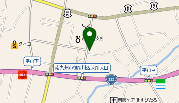 ホワイト急便 川辺平山店の地図画像