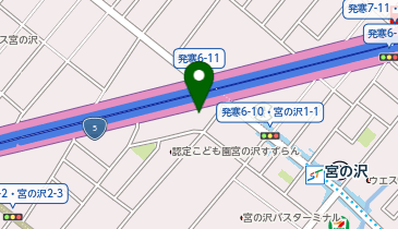 ホワイト急便 宮の沢1条店の地図画像
