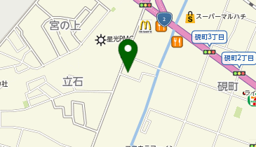 ホワイト急便 明石硯町店の地図画像