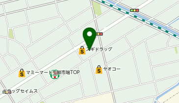 ホワイト急便 ヤオコー門井店の地図画像