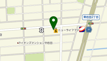 ホワイト急便 ニューライフフジ岩田店の地図画像