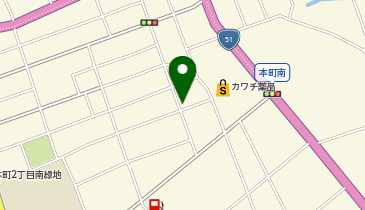 ホワイト急便 本町店の地図画像