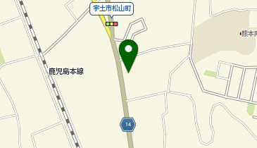 ホワイト急便 宇土店の地図画像