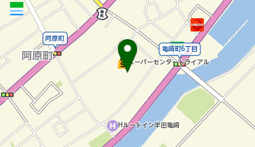 ホワイト急便 新居店の地図画像