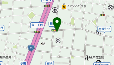ホワイト急便 代官町サービスショップ店の地図画像