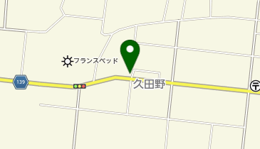 ホワイト急便 久田野店の地図画像