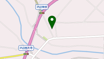 ホワイト急便 沢辺店の地図画像