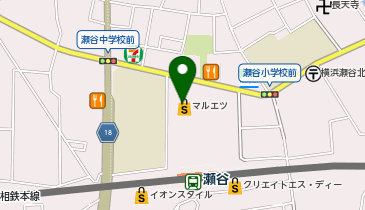 ホワイト急便 マルエツ瀬谷店の地図画像