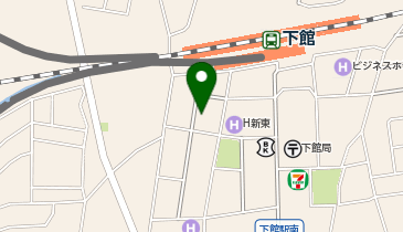 ホワイト急便 下館駅南店の地図画像