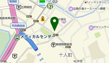 ホワイト急便 新地店の地図画像