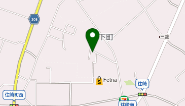 ホワイト急便 西尾山下町店の地図画像