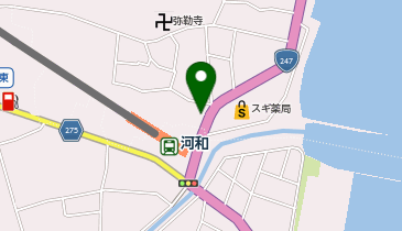 ホワイト急便 美浜店の地図画像